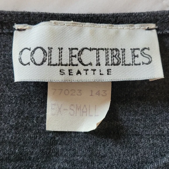 XS Wool Charcoal Dress with large pockets! - Picture 5 of 6